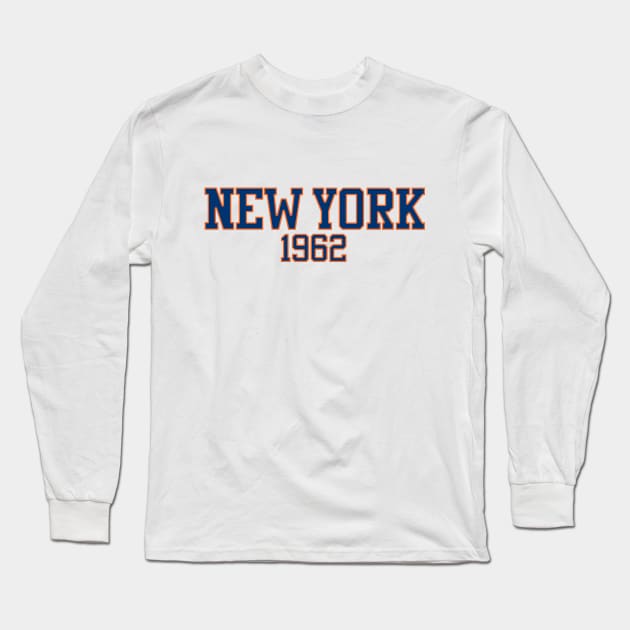 New York 1962 Long Sleeve T-Shirt by GloopTrekker